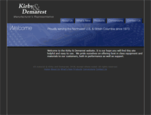 Tablet Screenshot of kirbydemarest.com